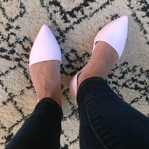 Native Shoes Audrey D’orsay Flats - Milk Pink NWT